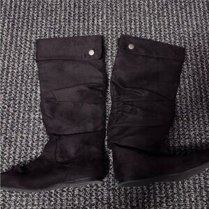 Route 66 faux suede brown boots size 9
